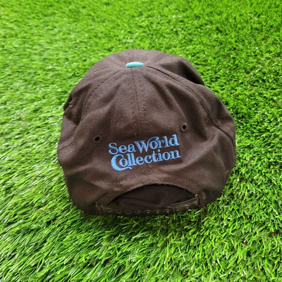 VTG 90s New Era Sea World Shamu Snapback Youth Hat Made in USA - Picture 3 of 7